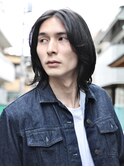 ◯メンズ マッシュ ロング ニュアンスパーマ メンズボブ ウルフ