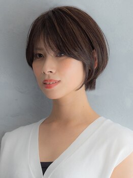 アース 市川店(HAIR & MAKE EARTH)の写真/360度どの角度から見ても美しいショートヘアを実現♪オトナ女性も納得の技術と価格◎