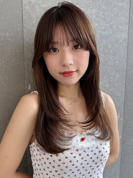 ロンドワン 三宮元町(Lond one) 韓国レイヤーカット/フェイスレイヤー/前髪/韓国風バング