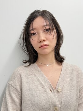 エアー 横浜(AIR) 【寺本】ニュアンスバング外ハネミディ