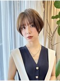 大人ショートボブ 20代30代40代ヘア 小顔 大阪クビレ茨木