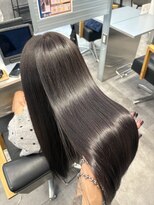 キング 梅田店(K!ng)&nbsp;縮毛矯正髪質改善ハイライトレイヤーカット梅田美容室エクステ