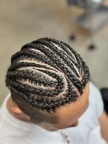 アーバンスタジオトウキョウ 下北沢店(URBAN STUDIO TOKYO)&nbsp;地毛コーンロウ　　[特殊ヘア/下北沢/メンズサロン]