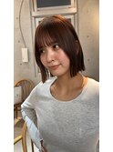 @sei___sandタッセルボブ/韓国ボブ/切りっぱなしボブ/鹿児島中央