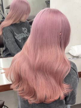 ニコ トウキョウ 渋谷(nico TOKYO) ダブルカラーピンクベージュハイトーン韓国レイヤー