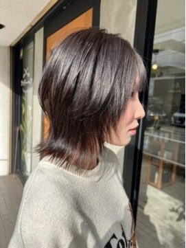 ラッキーヘア 加古川(Lucky Hair) くびれが可愛いボブウルフ【松尾】【ラッキーヘア加古川】