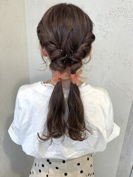 ペイジヘアー(paige hair) ピンクベージュ/ハイトーンカラー