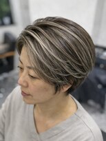 ハイパー(HYPER)&nbsp;＊脱白髪染めハイライトショート＊