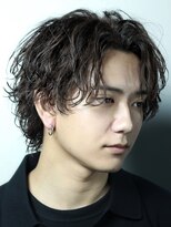 クロトヴィラ 天神大名(KUROT villa)&nbsp;ミディアムツイストスパイラルルーズシャドウパーマ