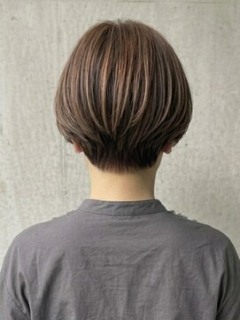 リトマス 二子玉川(litmus) 白髪ぼかし ショートボブ レイヤーボブ ボブ 二子玉川 50代