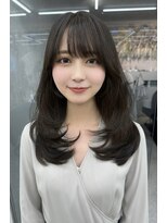 アスター 天神大名店(Aster)&nbsp;似合わせカット/ミディアムレイヤーカット/大人ガーリー／福岡