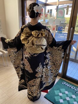 スタジオ ジョイ STUDIO Joy 下垂木店の写真/節目のお祝い事の着付やイベントの着付はプロにお任せ！美しく装い笑顔に♪
