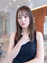 ケアリー 志木(Carelly)&nbsp;ミディアムレイヤー/大人可愛い/髪質改善/シースルーバング