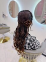 ヘアセット クラン ルシェ 心斎橋玉屋町店(hair set Clan luce)&nbsp;あみかちゅ×くるみちゃんヘア