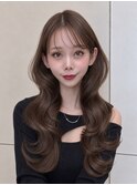 透明感抜群☆韓国トレンドヘア/水光カラー/大人上品レイヤー