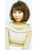 ふんわり小顔ショートボブ (北澤）
