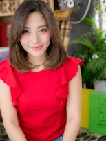 カバーヘア イヴ 戸頭店(COVER HAIR EVE)&nbsp;*+COVER HAIR+*…クリアカラーのキレ可愛ミディa