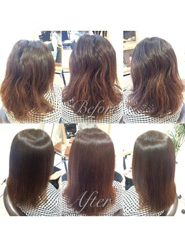 ノーブロー 酸性縮毛矯正専門技師(No.Blow) 名古屋の酸性縮毛矯正。エアリーな柔らかさで美しい美髪矯正