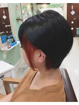 パワーオブヘアーセイカ(Power of Hair Seika)&nbsp;耳かけインナーカラー・レッド♪