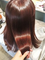 ヘアーワークス ヘルム 渋谷店(HAIR WORKS HELM)&nbsp;[HELM渋谷］つやつやピンクストレート☆