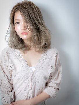 カバーヘア イヴ 戸頭店(COVER HAIR EVE) 外国人風無造作毛先パーマの小顔セミディz戸頭10代20代30代