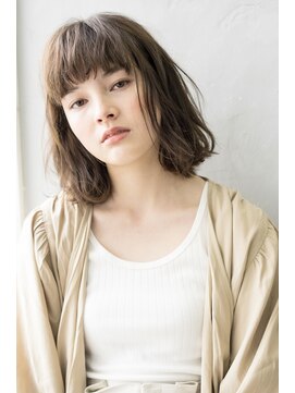 アッシュ 祐天寺店(Ash) くせ毛ニュアンスのボブ