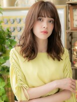 カバーヘア イヴ 戸頭店(COVER HAIR EVE)&nbsp;外国人風バレイヤージュ前下がりヨシンモリb戸頭20代30代40代