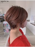 ショートヘアに自信あり/ラベンダーカラー