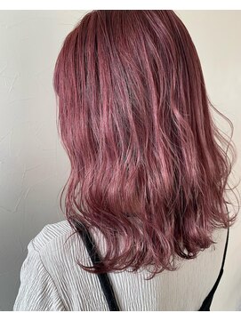 ルーツ(ROOTS) ブリーチあり/バイオレットピンク