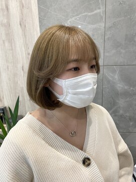 エイト 吉祥寺店(EIGHT) EIGHT kichijoji　吉祥寺店 【エイト】ミルクティーベージュボブ