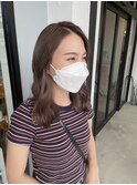 20代30代透明感カラーラベンダーベージュ