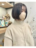 kana 切りっぱなしボブ 韓国