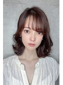 10代20代30代40代50代 前髪　外ハネふんわりミディアム　藤沢