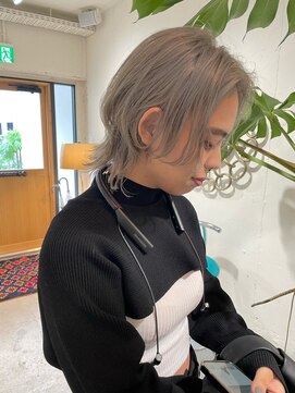 ウォーター 表参道(WATER) ホワイトブリーチウルフ【表参道】@water.hair