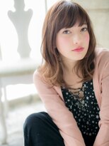 モッズ ヘア 福岡姪浜店(mod's hair) mod's姪浜/ぱっつん前髪ゆるふわくびれヘアエアリーミディh