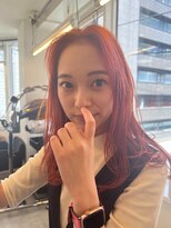 オフヘアショップ(OFF HAIRSHOP)&nbsp;OFF/Orange color + Pink