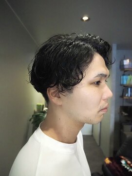 シュルムデイズ(surume daiz) メンズボブ × ナチュラルパーマ