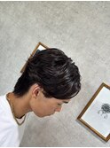 スマート男子の毛流れセンターパート×ジェントルヘア