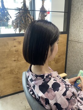 リンダイーロ(Linda Hiro) 【札幌円山】ヘアドネーションカット/ボブ/黒髪ボブ
