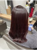 【こっくりカラー】暖色「ワインレッド」