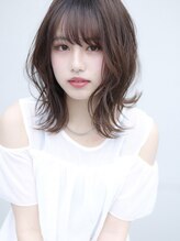 ランソ 新宿(RUNSO) くびれヘア×アプリコットオレンジ×夏×ハイライトカラー