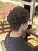 メンズナチュラルマッシュショート