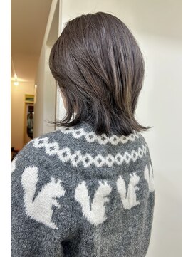 ヒントステーション(HINTSTATION) 〈浅草 半個室〉ブリーチなし/アッシュグレージュ