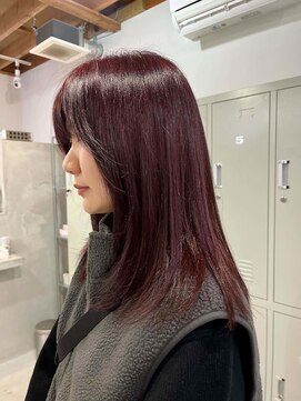 レイ(Lay.) 【スタイリストArisa】レッドブラウンカラー