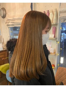 ブラウン (BROWN) 【髪質改善】ストレート.ロング