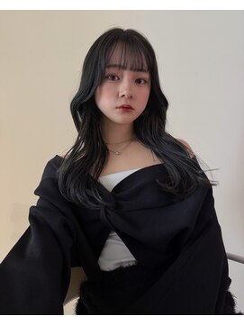 シーム(SEAM) layer cut / olive black color