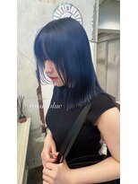 ヴィークス ヘア(vicus hair)&nbsp;ロイヤルブルー×ケアブリーチ