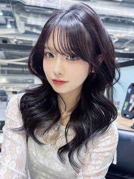 アルバム 池袋(ALBUM) ロングくびれヘア韓国ヘア顔周りレイヤー_F30915