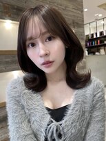 アイヴィー(IVY)&nbsp;くびれミディアム 小顔カット 韓国ヘア【肥田亜沙美】