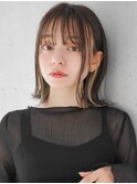 美髪ワンカールシースルーバングサイドバンググランマッシュ